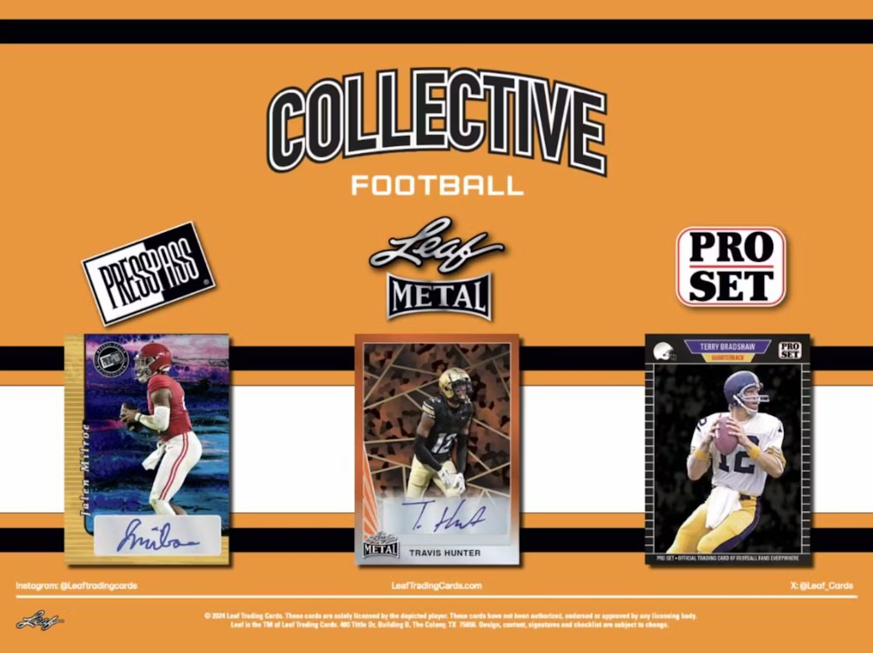2024 Leaf Collective Football Hobby Box