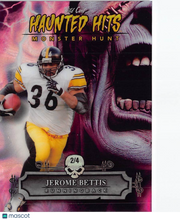 2024 Wild Card Haunted Hits Monster Hunt Jerome Bettis /4 #HHF-JB Steelers