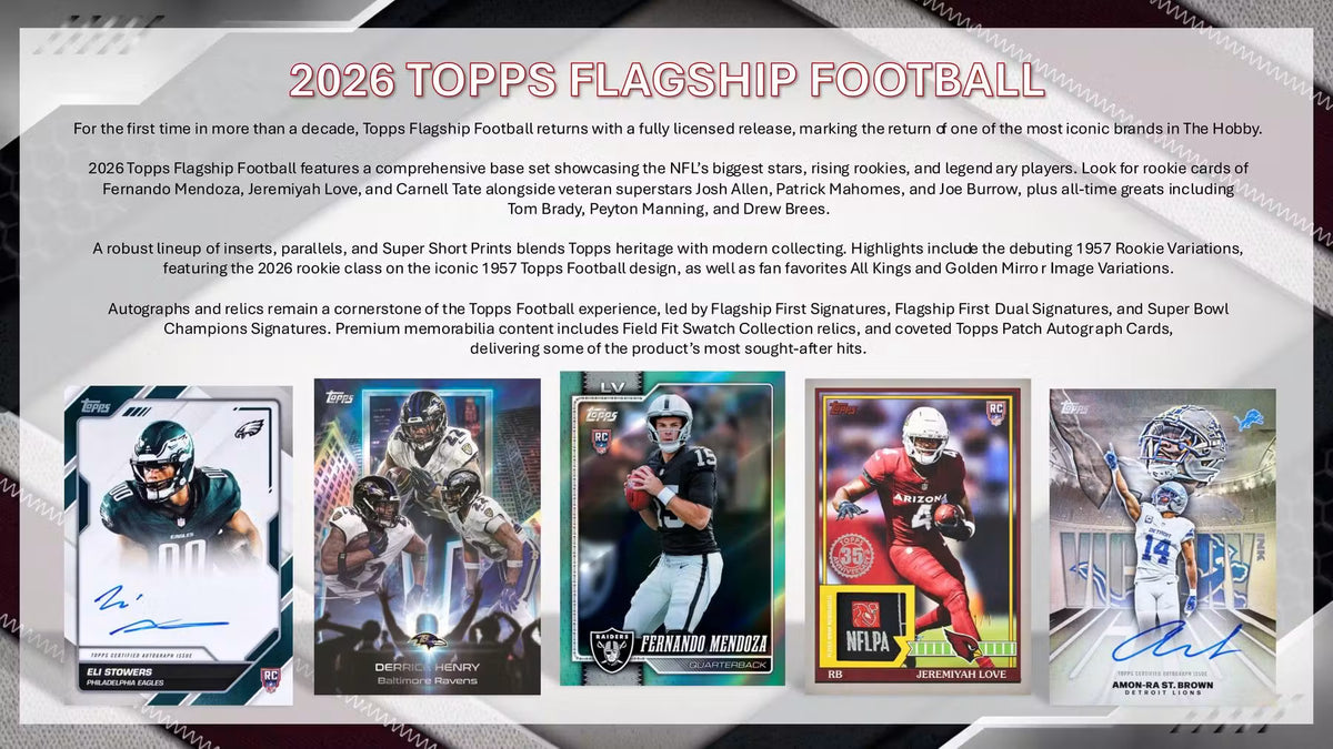 2026 Topps Football Hobby Jumbo Box