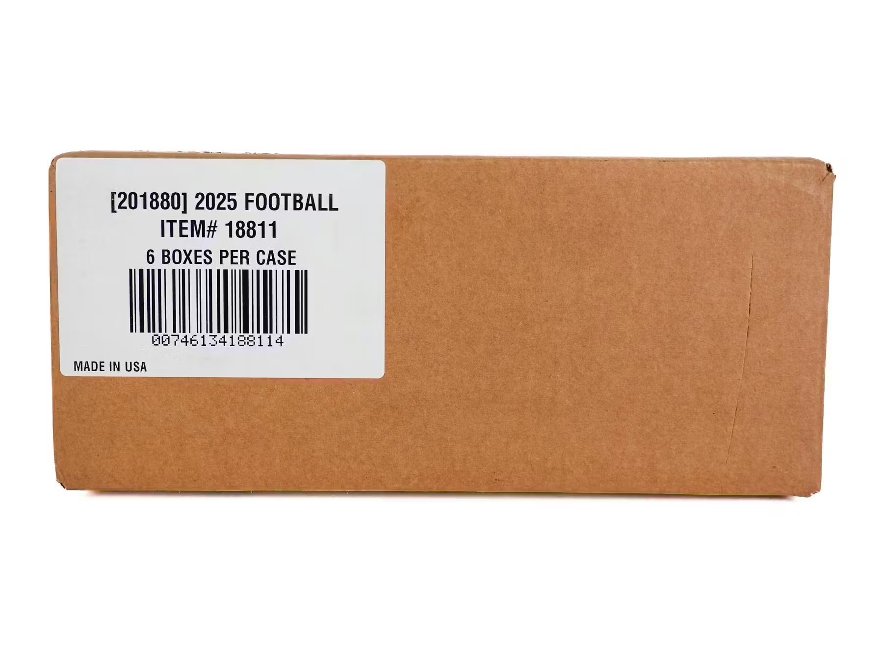 2025 Panini Immaculate Football Hobby Factory Sealed 6 Box Case