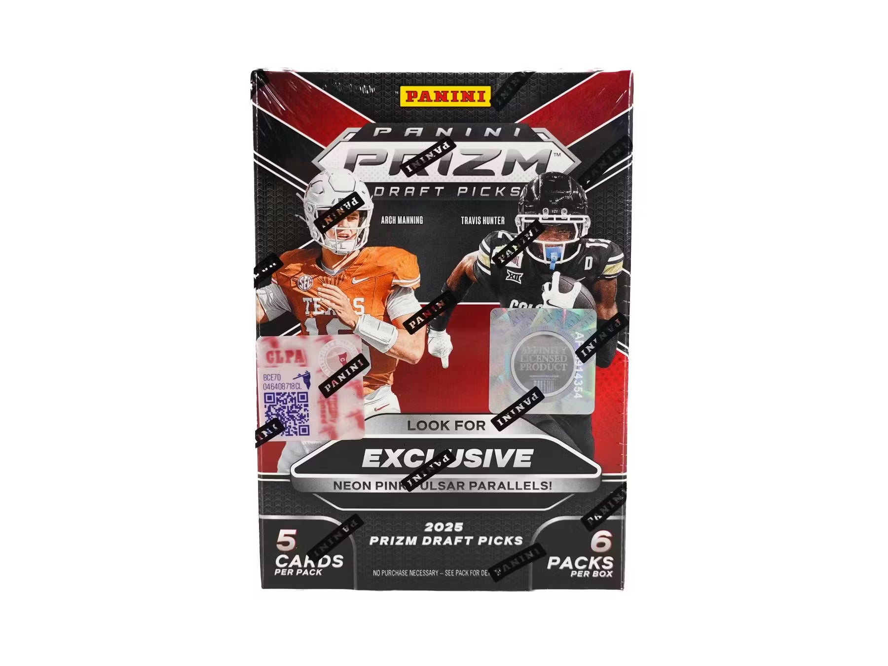 2025 Panini Prizm Draft Picks Collegiate Football Hobby Blaster