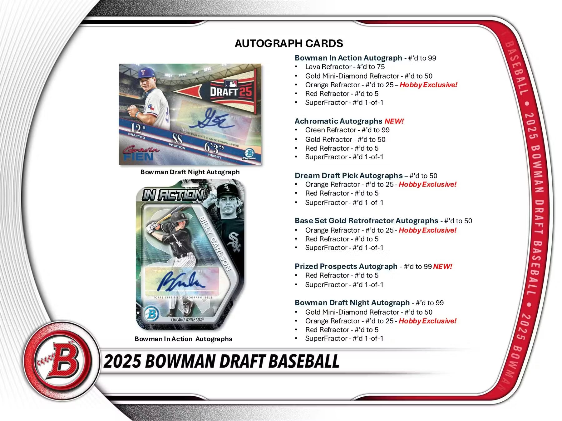 2025 Bowman Draft Baseball Hobby Jumbo Box