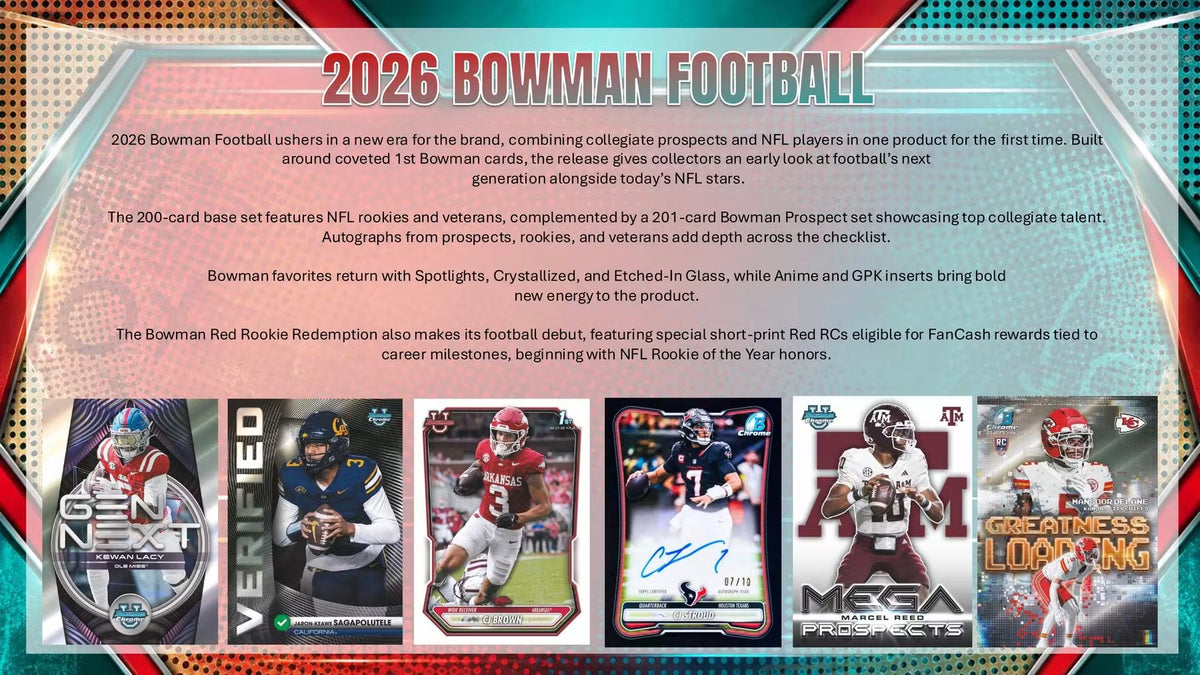 2026 Bowman Football Delight Box