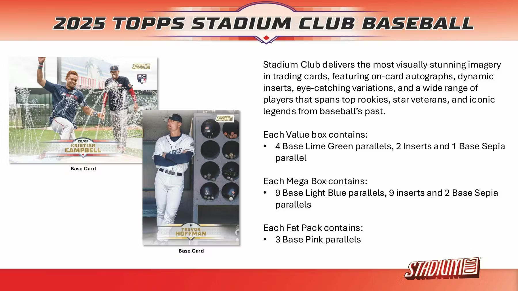 2025 Topps Stadium Club Baseball Mega Box