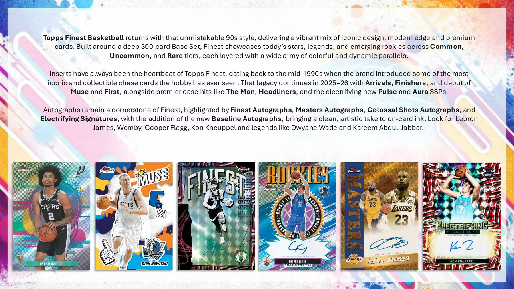 2025/26 Topps Finest Basketball Hobby Box