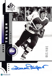 2022 Upper Deck SP Authentic Dave Taylor Auto /199 #SIRA-DT Kings
