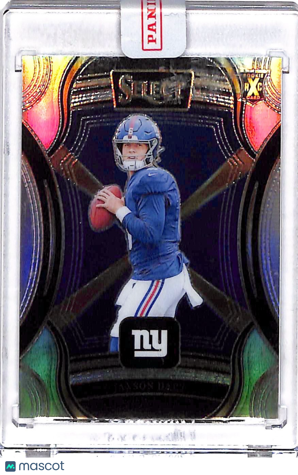 2024 Panini Select Jaxson Dart XRC Silver Rookie #502 New York Giants