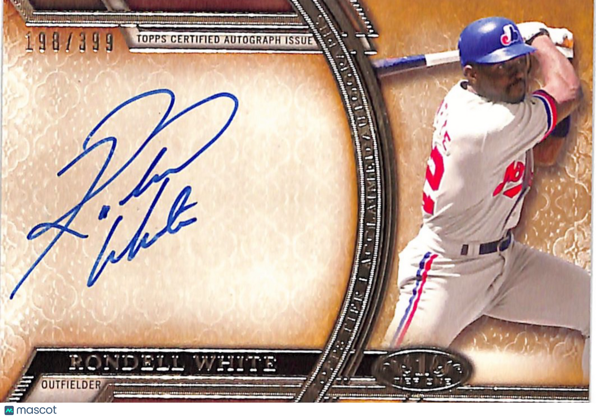 2015 Topps Tier One Rondell White Auto Autograph /399 #AA-RW Montreal Expos