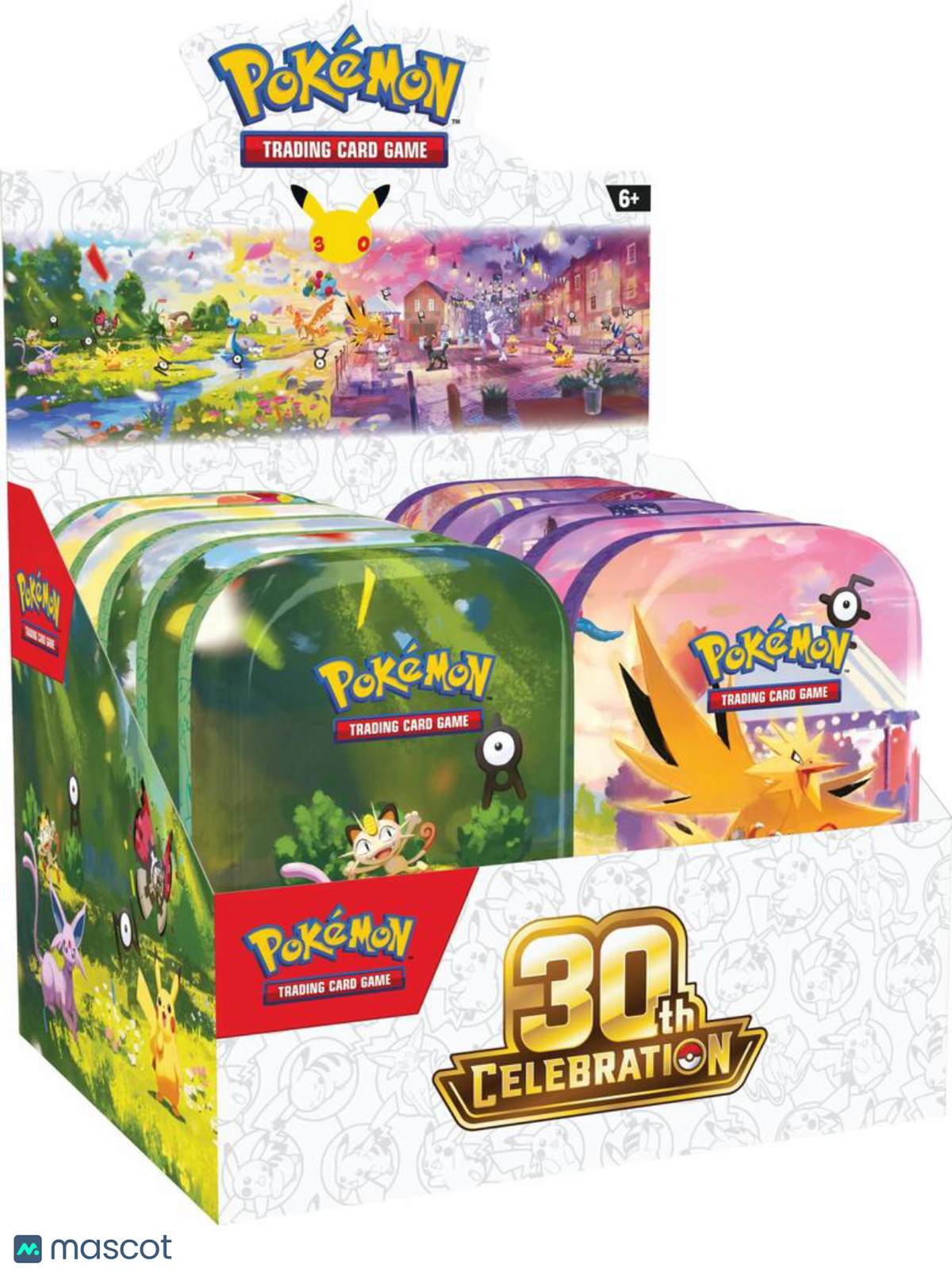 Pokemon TCG: 30th Celebration Mini Tin Display