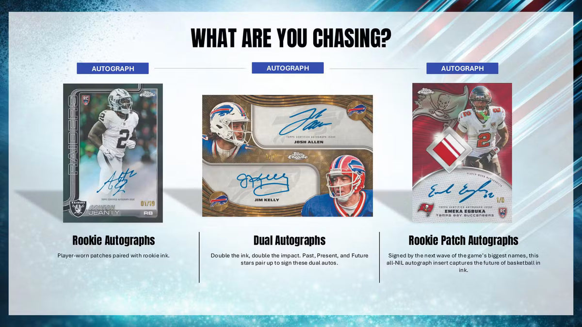 2025 Topps Chrome Football Hobby Box