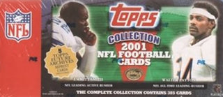 2001 Topps Football Factory Sealed 385 Card Set