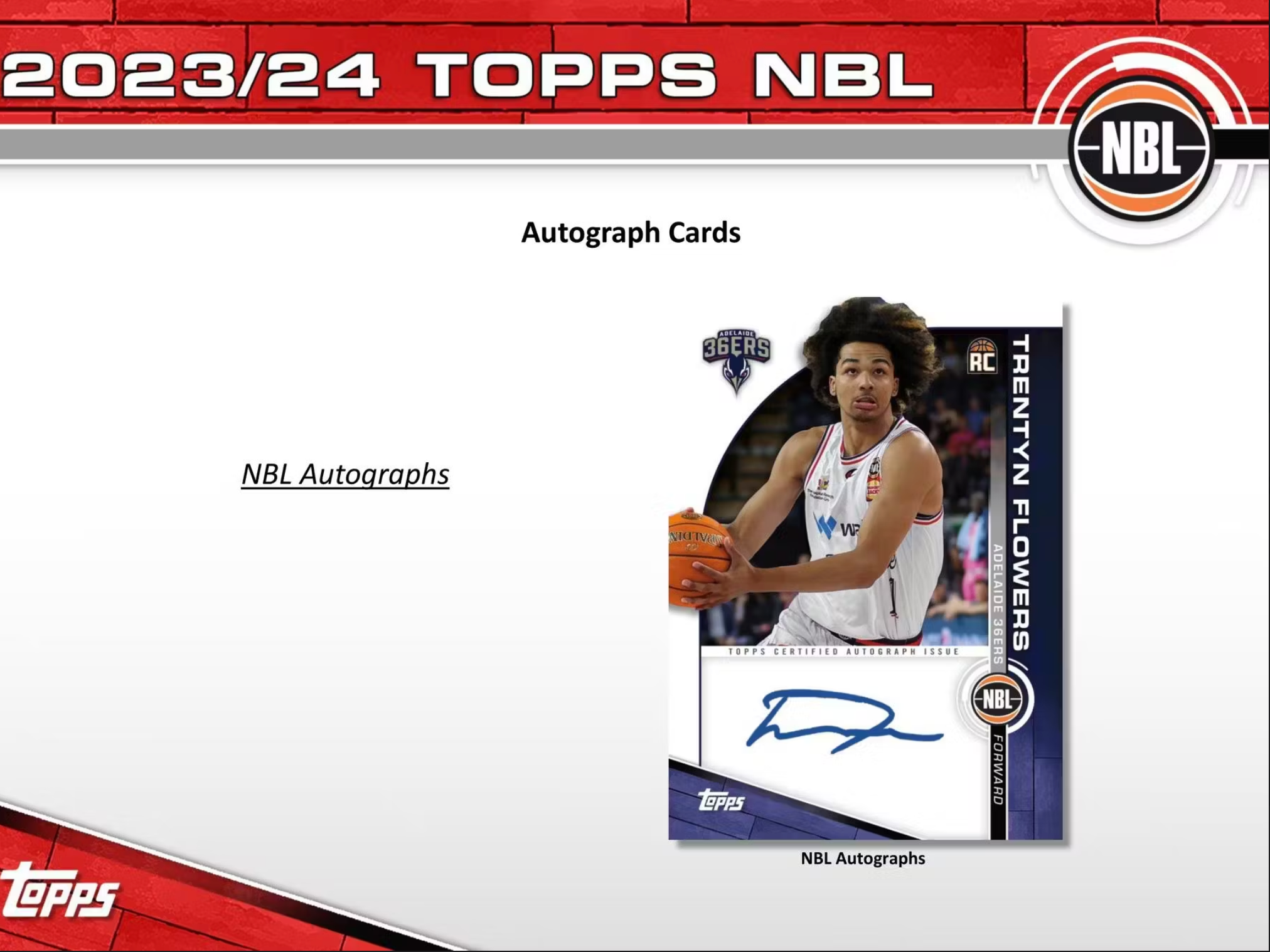 2023/24 Topps NBL Basketball Hobby Box