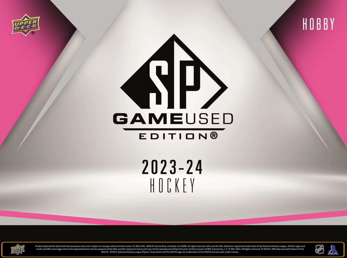 2023/24 Upper Deck SP Game Used Hockey Hobby Box