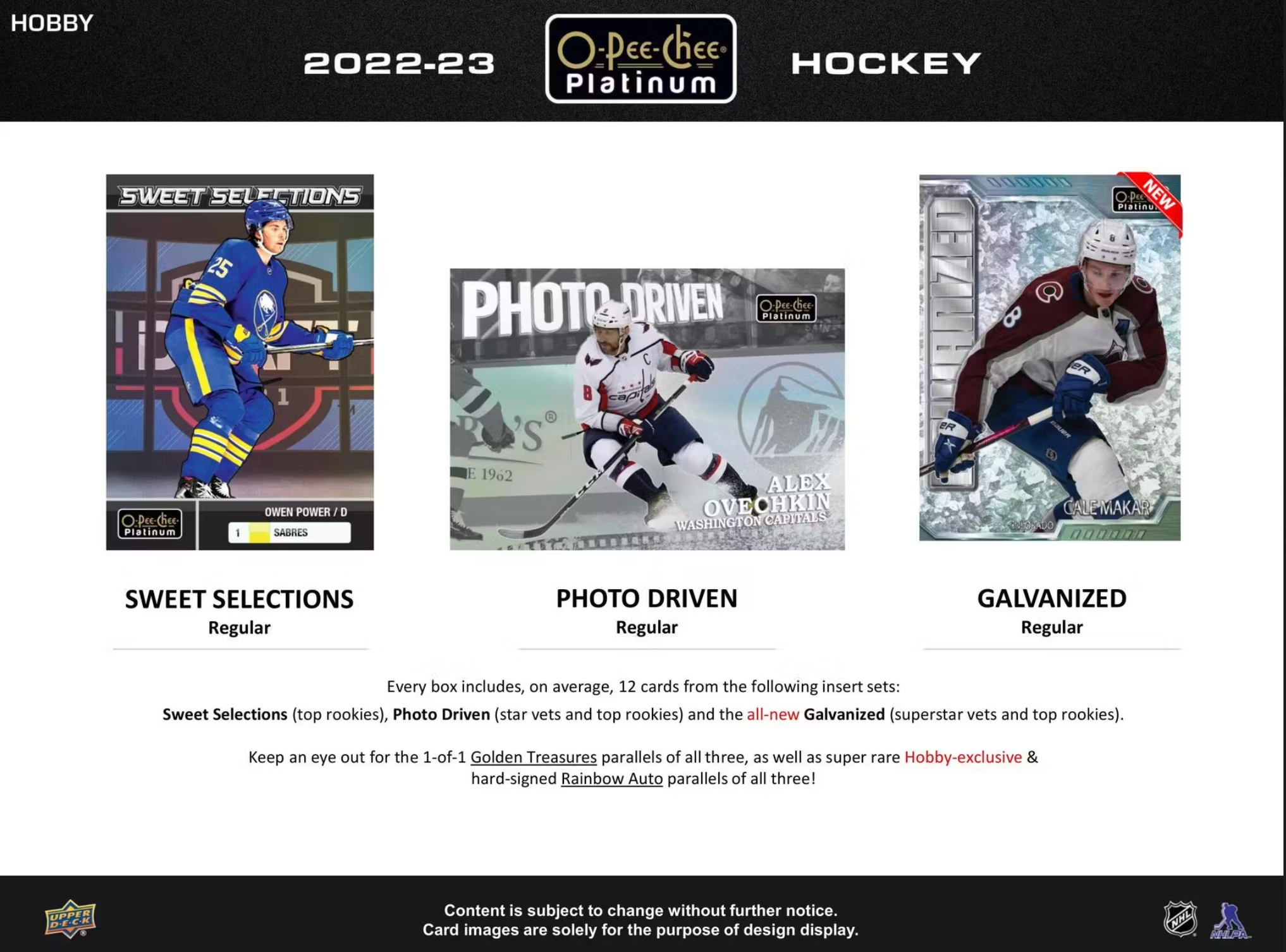 2022-23 Upper Deck O-Pee-Chee Platinum Hockey Hobby Box