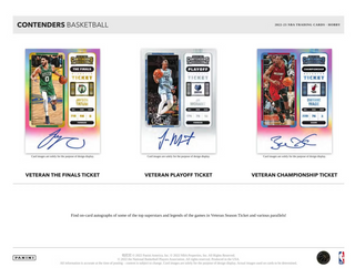 2022/23 Panini Contenders Basketball Hobby Box