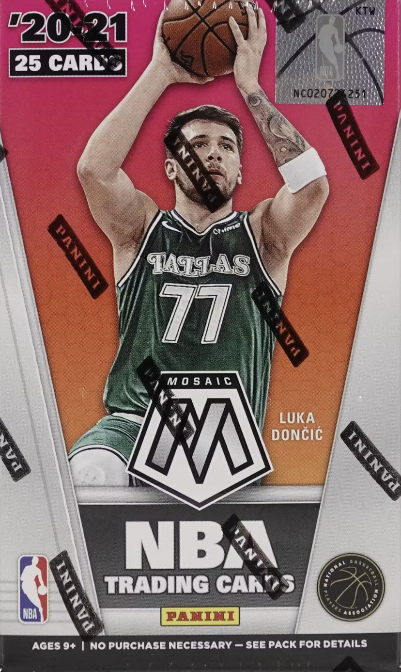 2020/21 Panini Mosaic Basketball Cereal Box (Reactive Red Parallels!)