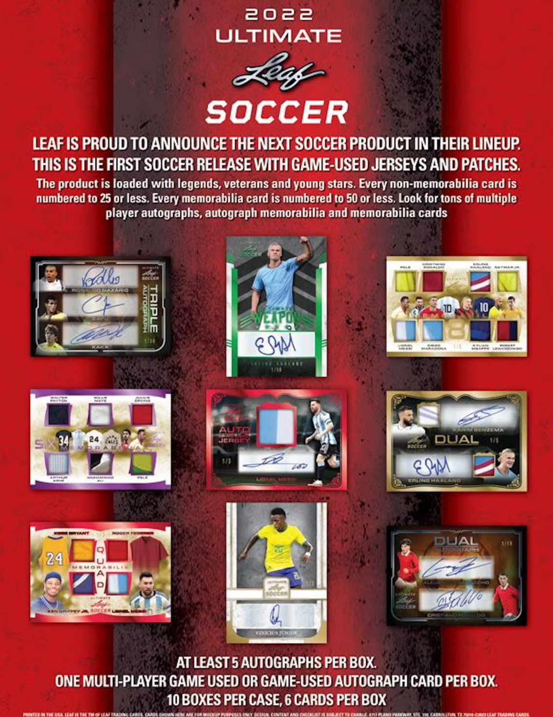 2022 Leaf Ultimate Soccer Hobby Box