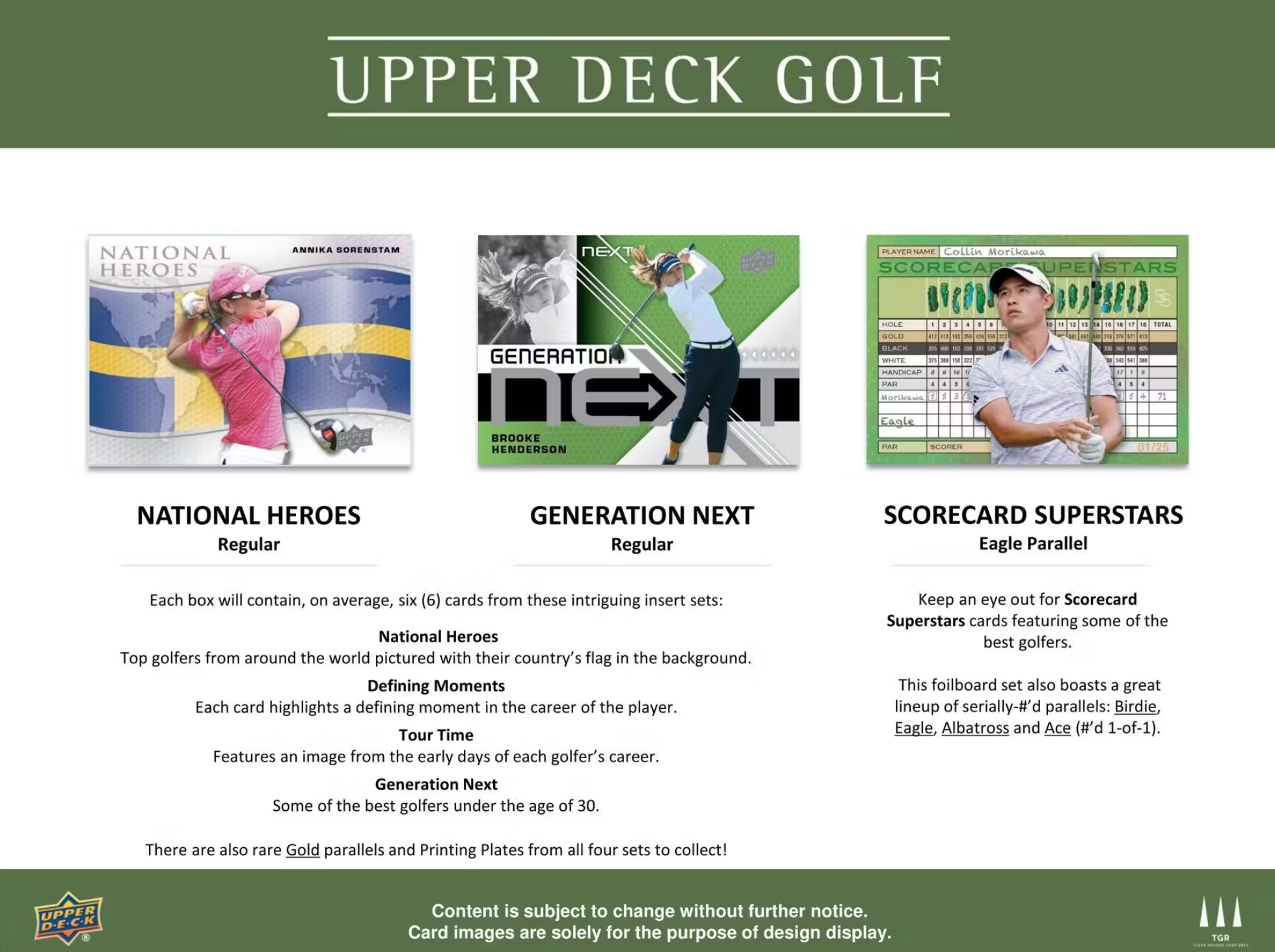 2024 Upper Deck Golf Hobby Box