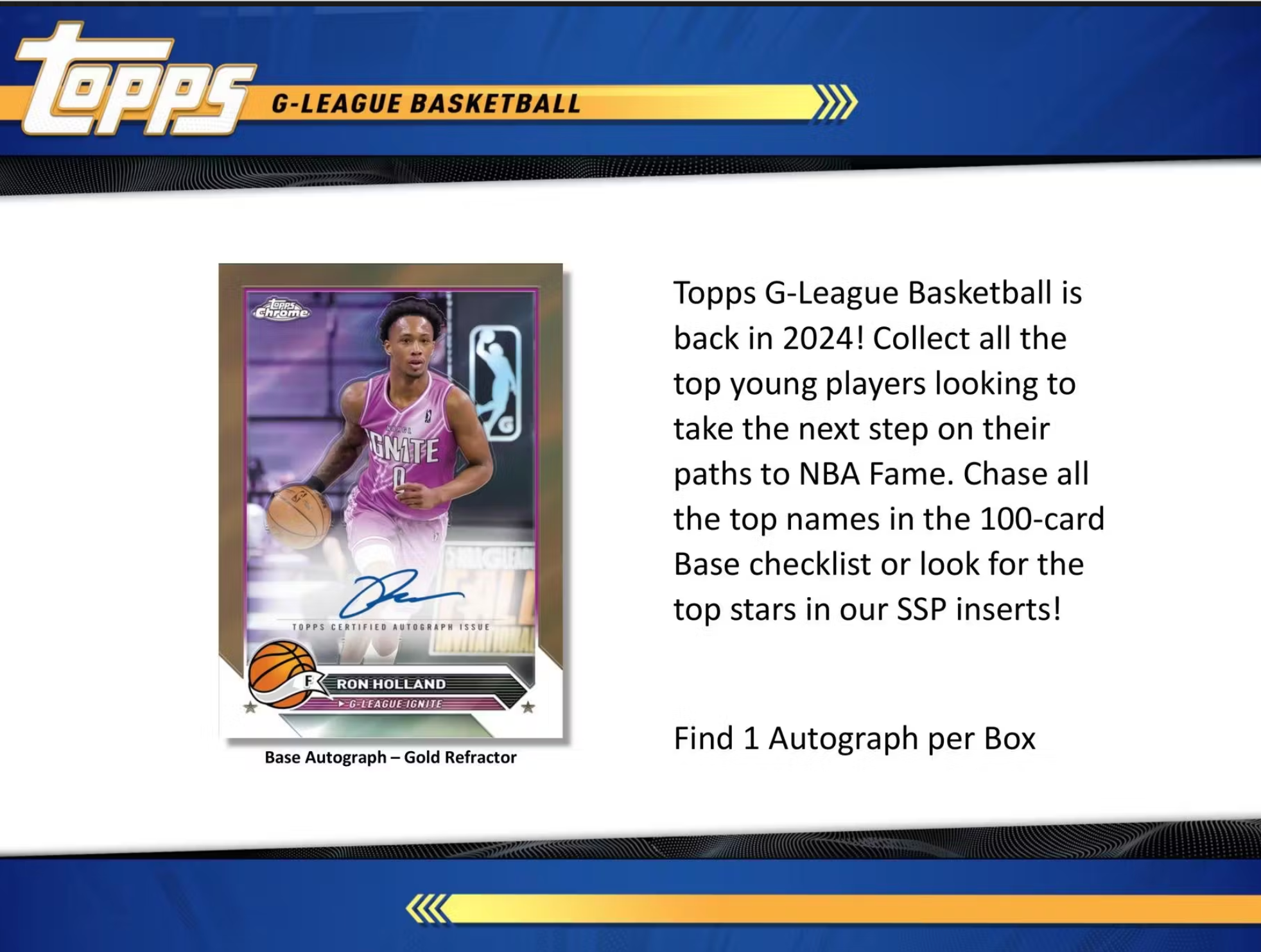 2023-24 Topps G-League Basketball Hobby Box