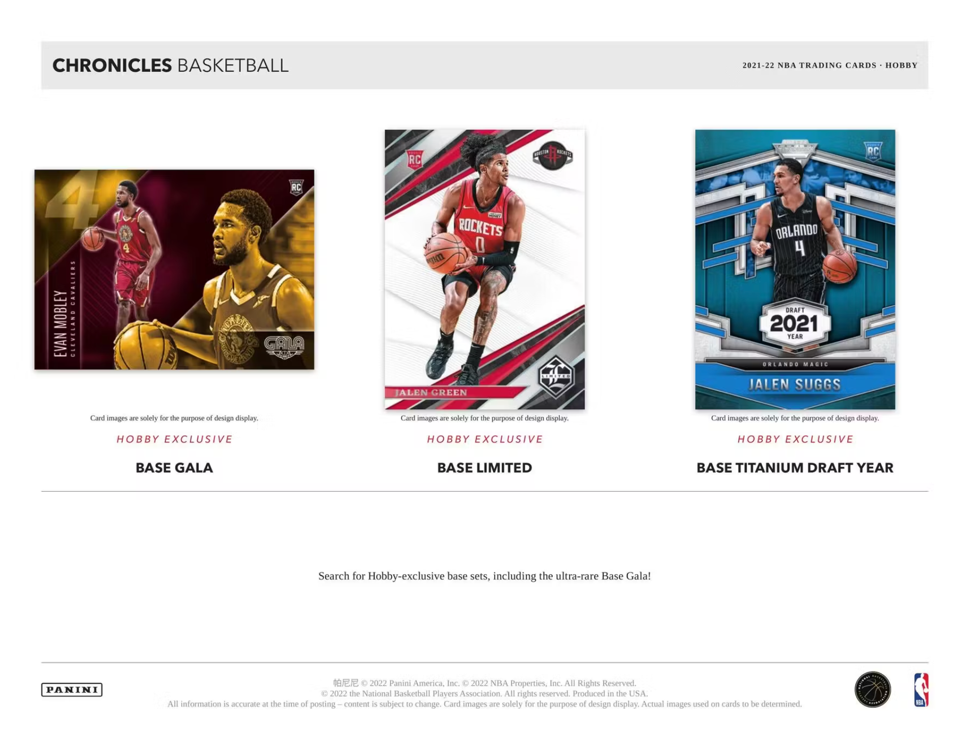 2021-22 Panini Chronicles Basketball Hobby Box