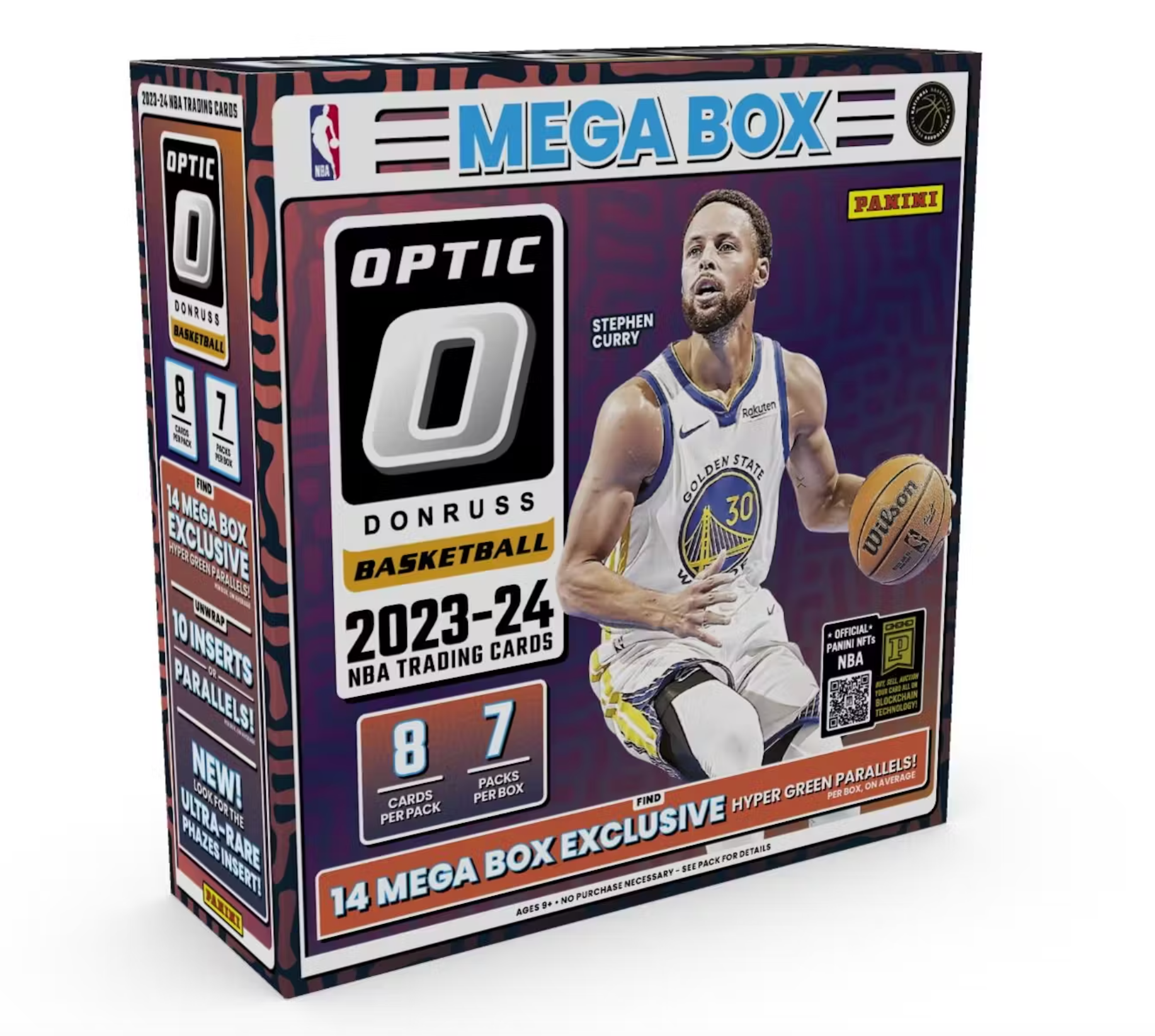 2023-24 Panini Donruss Optic Basketball Hobby Mega Box (Hyper Green Prizms)