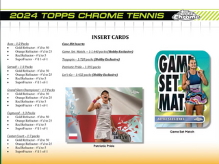 2024 Topps Chrome Tennis Hobby Breaker Box