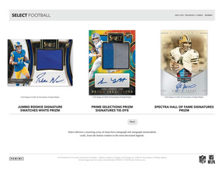 2023 Panini Select Football Hobby Box