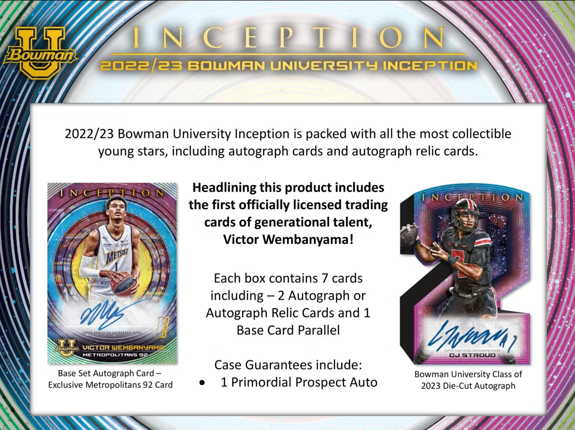 2022-23 Bowman University Inception