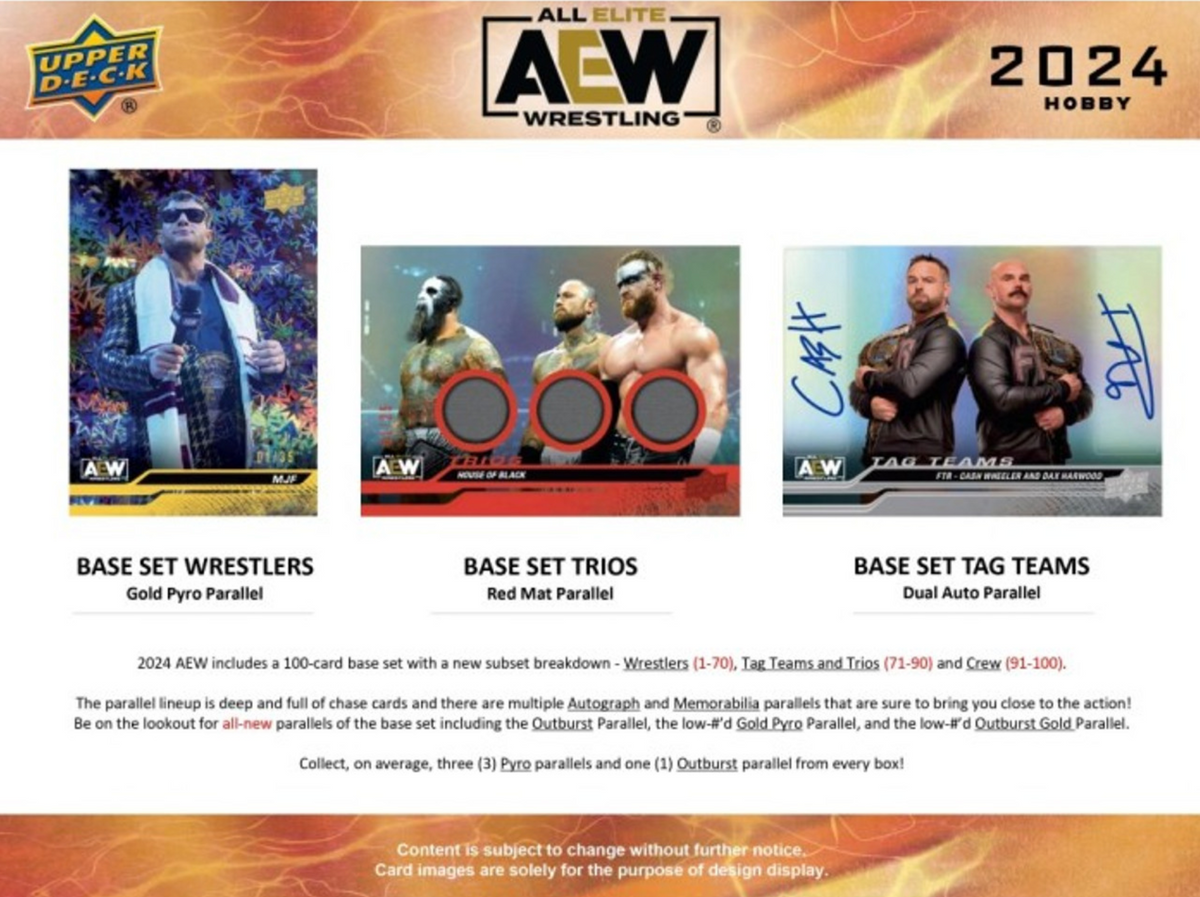 2024 Upper Deck AEW All Elite Wrestling Hobby Box