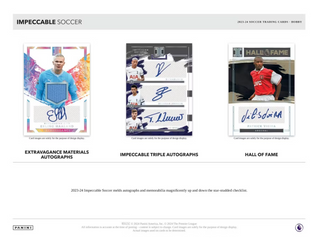 2023/24 Panini Impeccable Premier League EPL Soccer Hobby Box