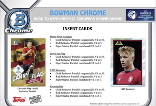2022 Bowman Chrome Road to UEFA Under-21 European Championship Soccer Hobby Lite Box