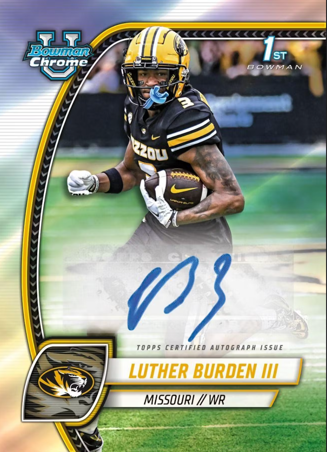 2024 Bowman University Chrome Football Hobby Box