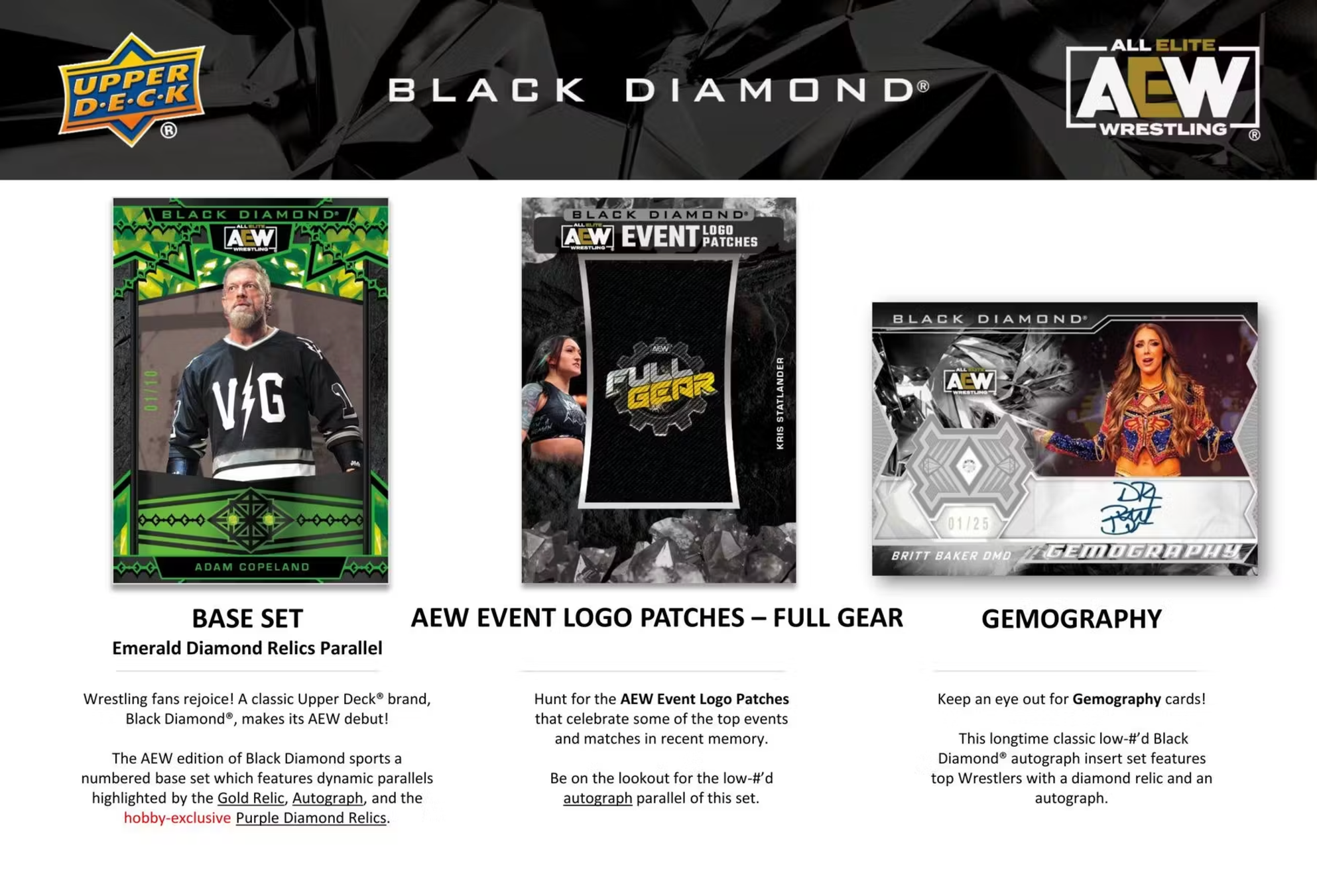 2024 Upper Deck AEW Black Diamond Wrestling Hobby Box
