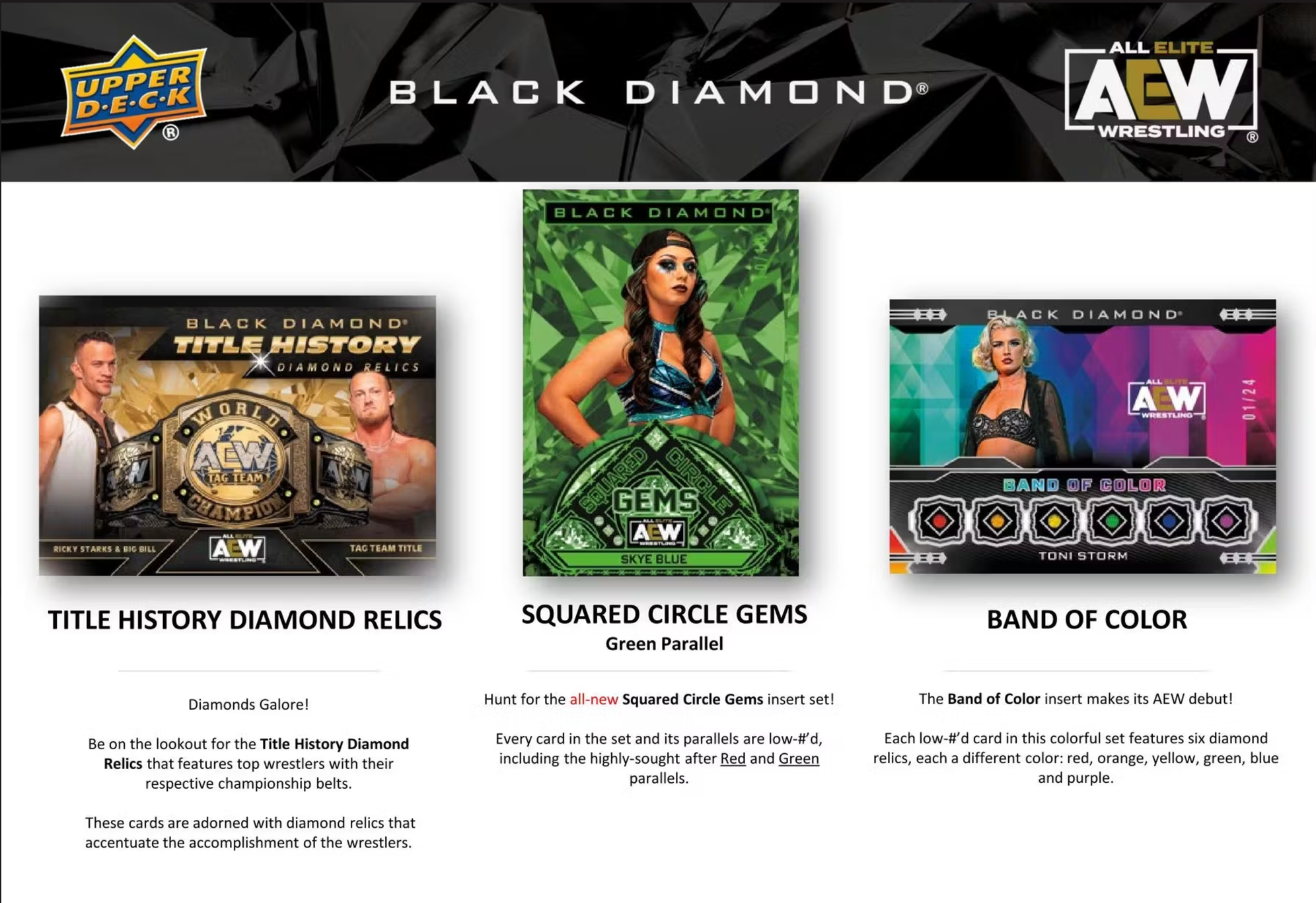 2024 Upper Deck AEW Black Diamond Wrestling Hobby Box
