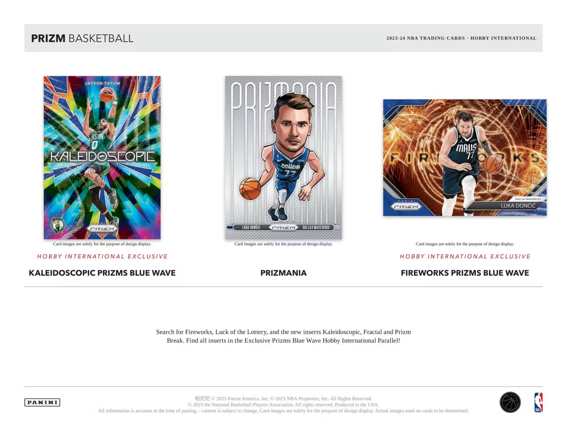 2023/24 Panini Prizm Basketball International Hobby Box