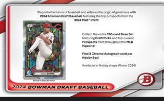 2024 Bowman Draft Baseball Hobby Jumbo Box