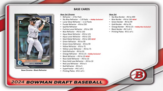 2024 Bowman Draft Baseball Hobby Jumbo Box