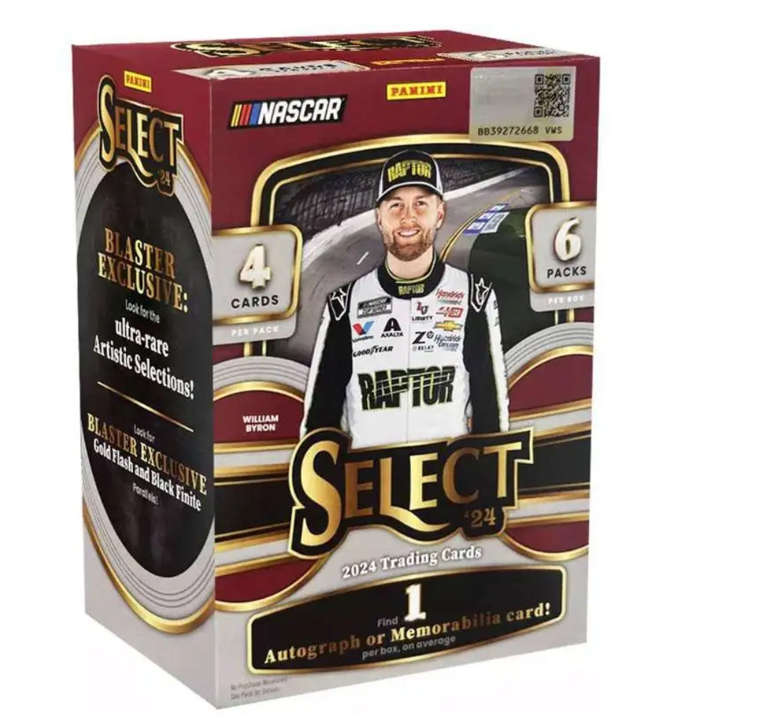 2023 Panini Select Racing Trading Card Blaster Box