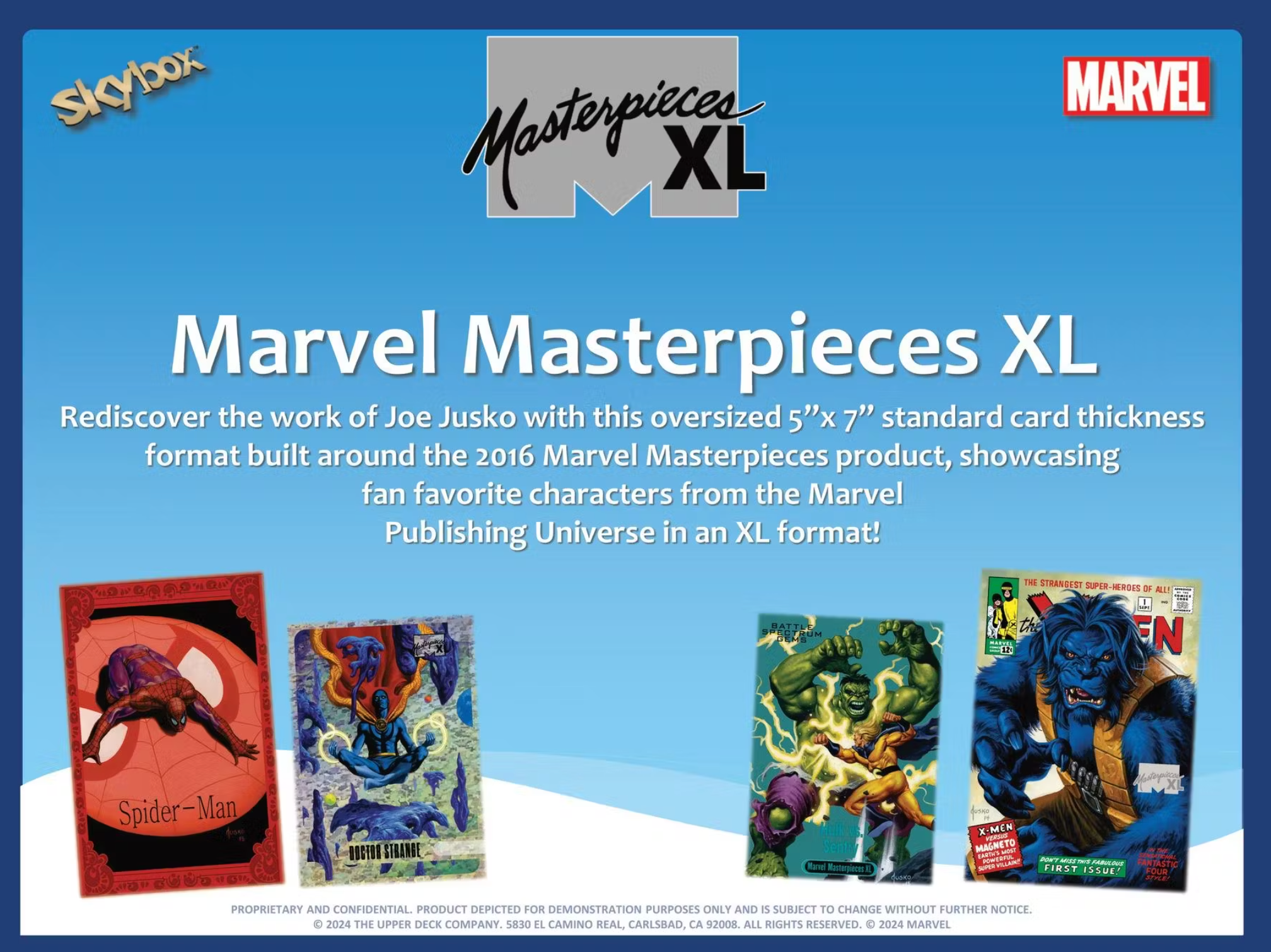 2024 Upper Deck Marvel Masterpieces XL Hobby Box