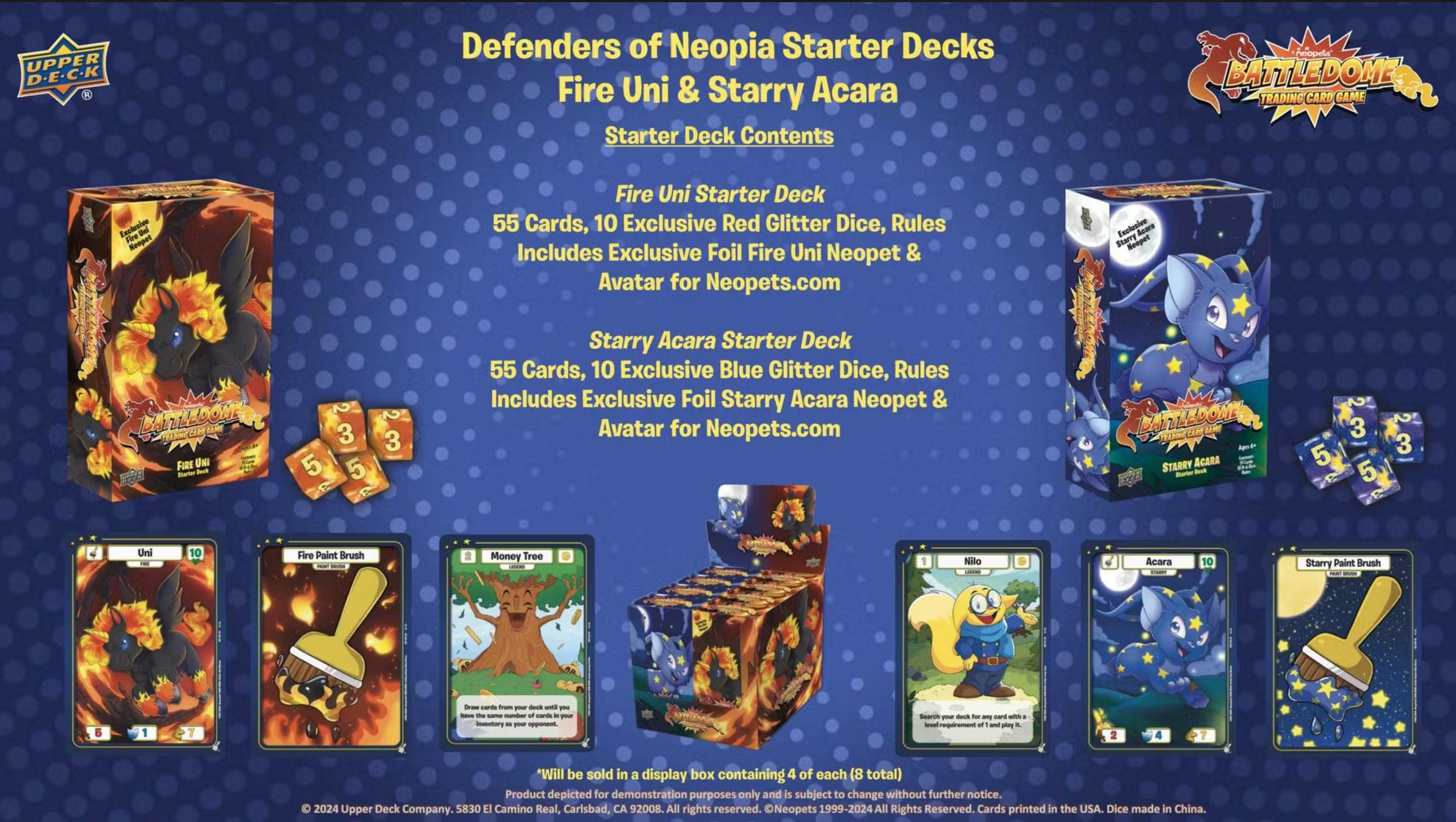 Upper Deck Neopets Battledome TCG: Defenders of Neopia Booster Box