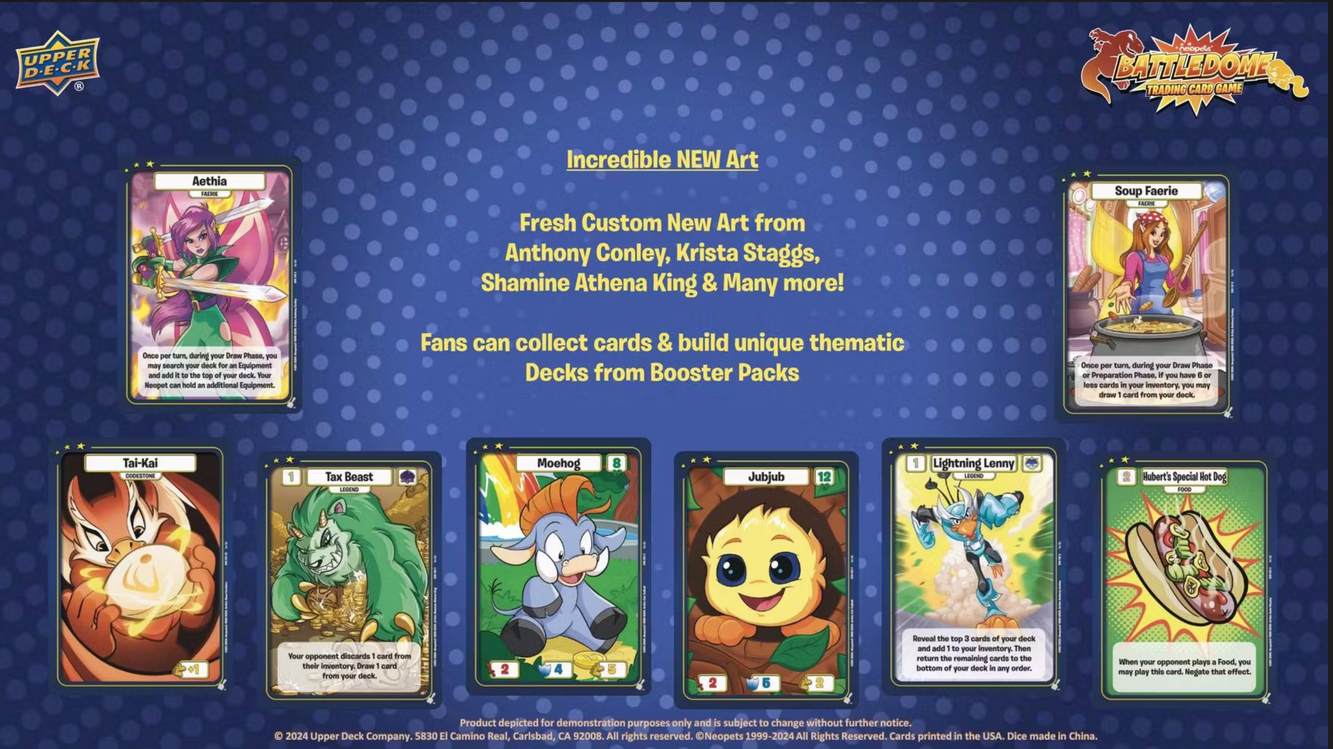 Upper Deck Neopets Battledome TCG: Defenders of Neopia Booster Box