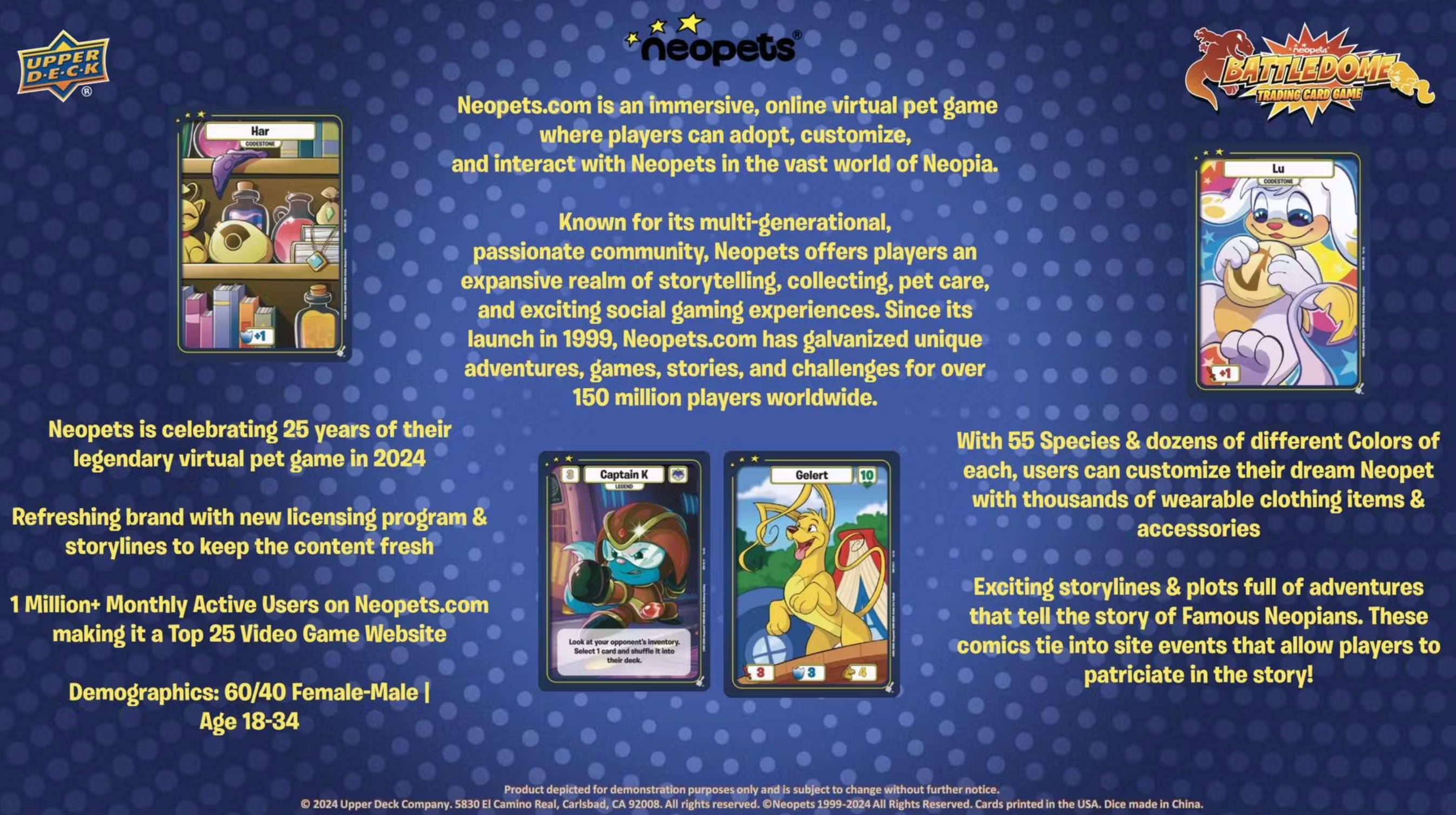 Upper Deck Neopets Battledome TCG: Defenders of Neopia Booster Box