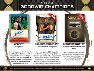 2024 Upper Deck Goodwin Champions Hobby Box