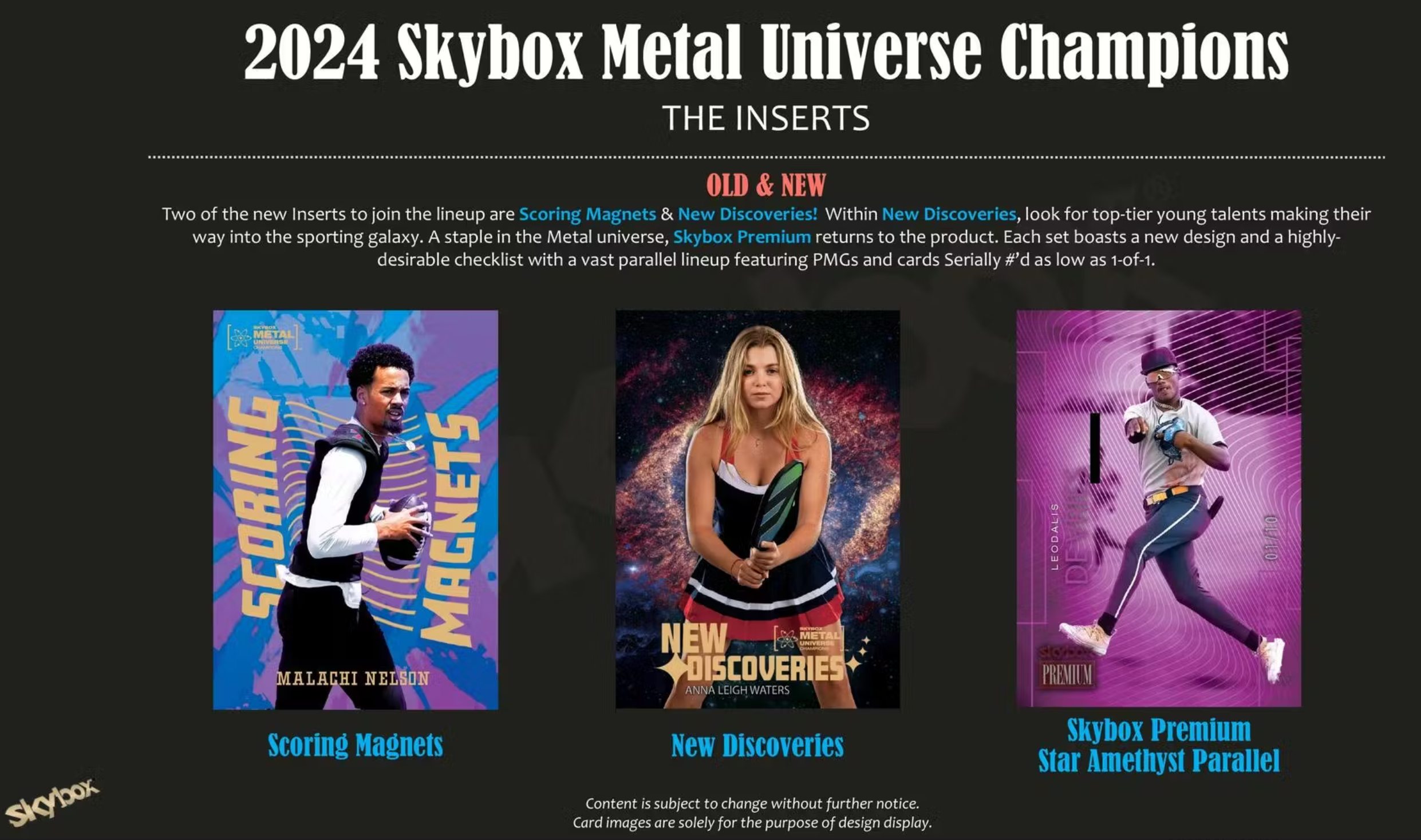2024 Upper Deck Skybox Metal Universe Champions Hobby Box