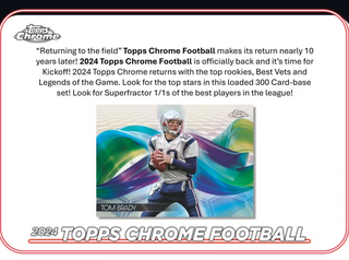 2024 Topps Chrome Football Breaker Delight Box