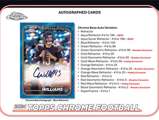 2024 Topps Chrome Football Breaker Delight Box