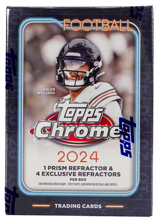 2024 Topps Chrome Football 7-Pack Blaster Box