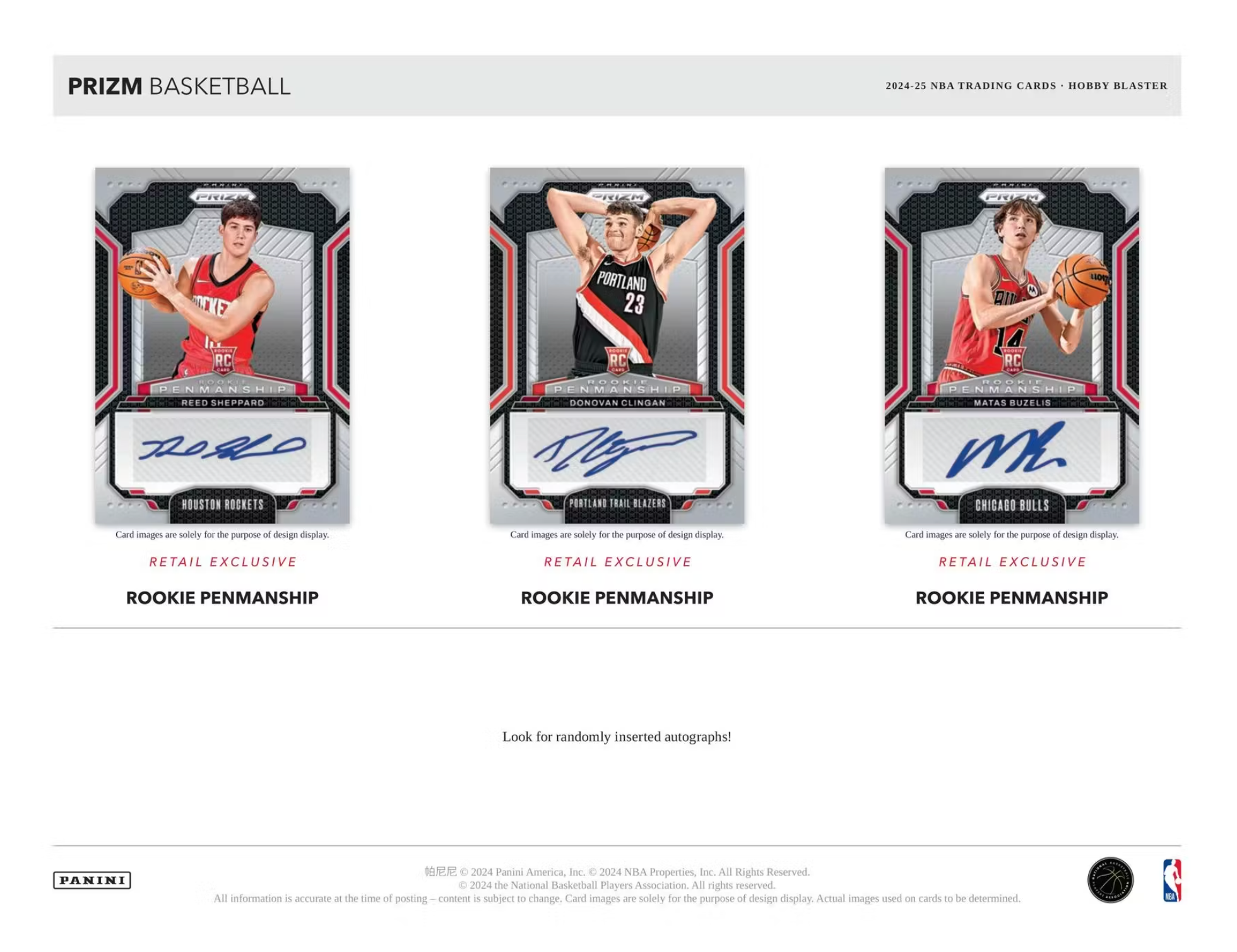 2024/25 Panini Prizm Basketball 6-Pack Hobby Blaster Box