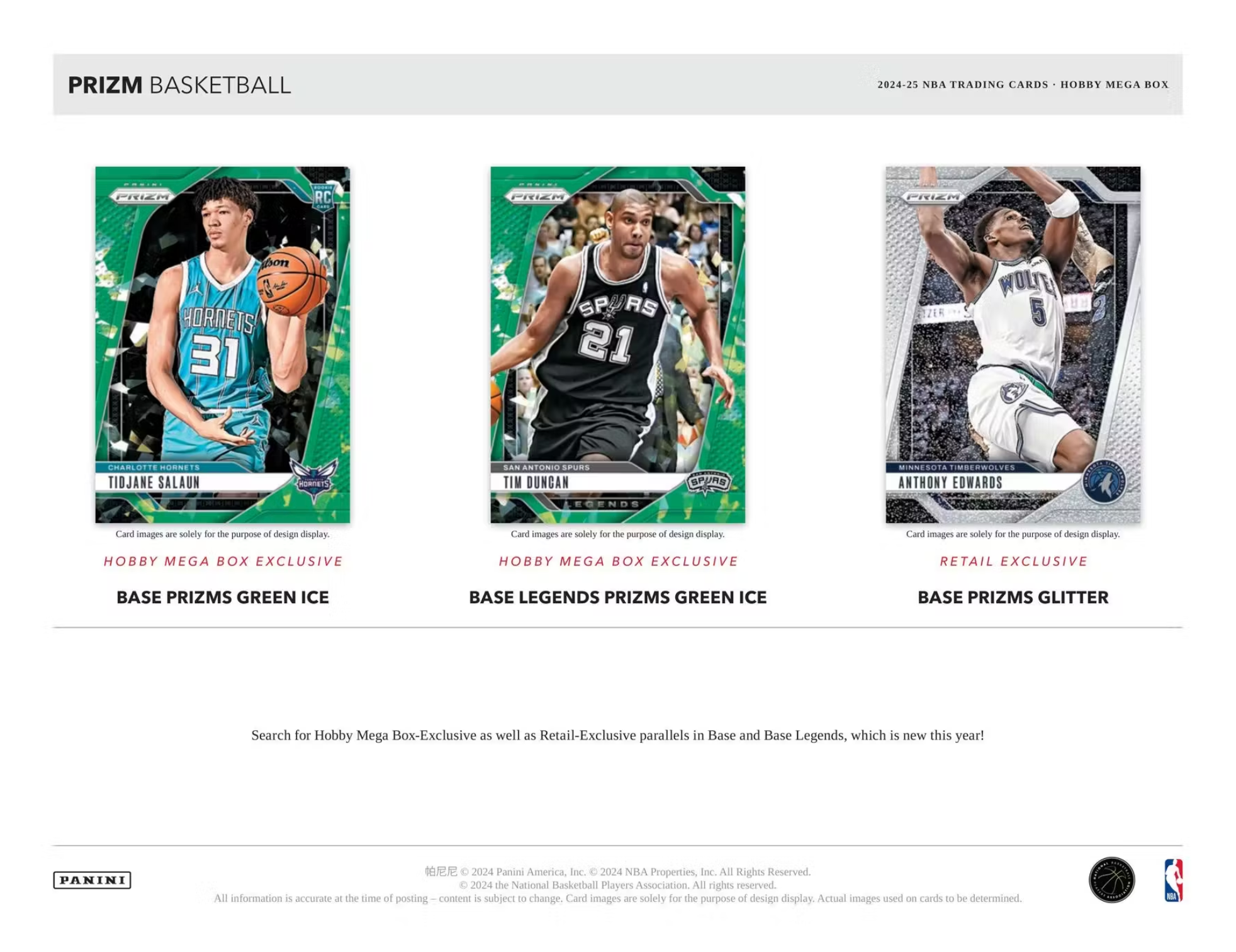 2024/25 Panini Prizm Basketball Hobby Mega Box (Green Ice!)