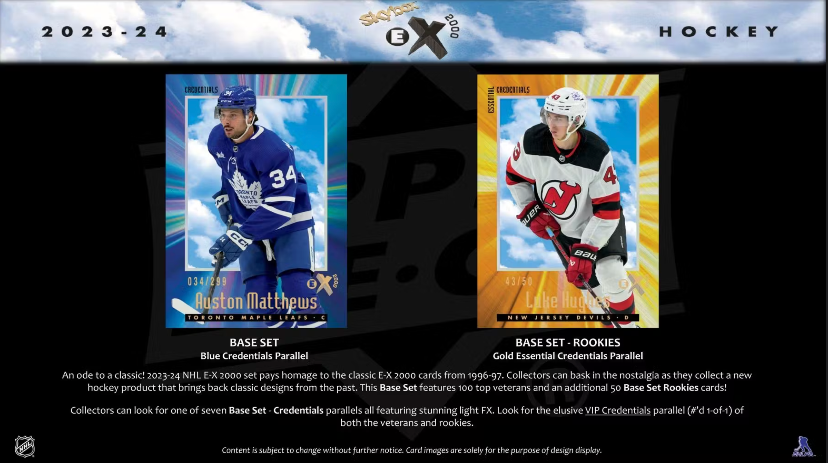 2023/24 Upper Deck Skybox E-X 2000 Hockey Hobby Box